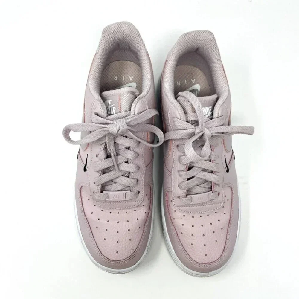 Nike Air Force 1 Low '07 Platinum Violet Low Top Sneakers Shoes Size 8 - Picture 2 of 10